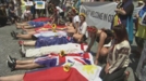 Protestak G20aren bileran, Brisbanen (Australian)