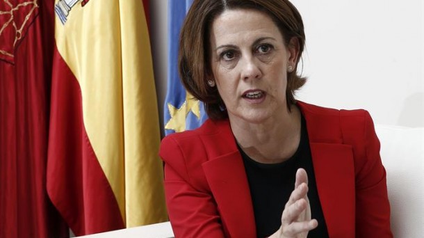 Yolanda Barcina Nafarroako Gobernuko presidentea.