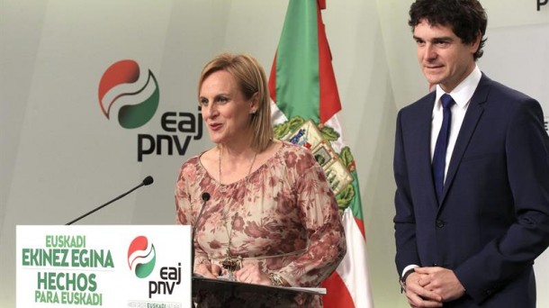 La presidenta del PNV de Bizkaia, Itxaso Atutxa.