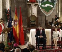 Barcina subraya el 'compromiso' de los Reyes con Navarra