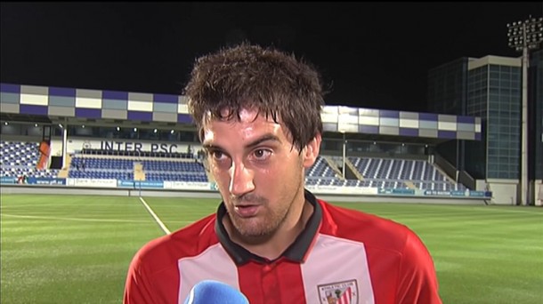 El futbolista del Athletic Mikel San José. EiTB