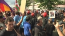 Protestak Illunbeko plazan, zezenketen eta Juan Carlos erregearen aurka