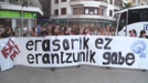 Cientos de personas, en contra de las agresiones sexistas en Getxo