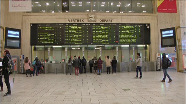 Imagen de archivo de una estación del metro en Bruselas