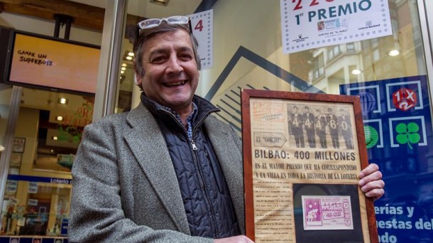 El titular de la administración número 25 de Bilbao, Iñigo Gómez Barrengoa. Foto: EFE