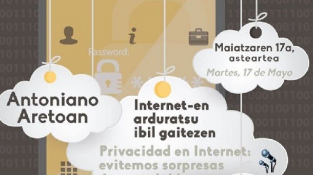 Privacidad en internet. Foto: ZarautzOn