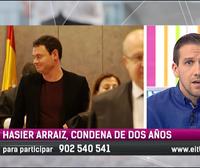 Dani Álvarez: 'La condena a Arraiz tiene un claro trasfondo político'