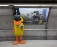 Metro Bilbao acoge una exposición con fotos de la Estropatada