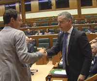 Hasier Arraiz se despide del Parlamento Vasco