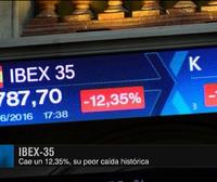 Grandes pérdidas para las Bolsas; el Ibex-35 registra su mayor caída