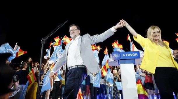 Mariano Rajoy PPren presidentegaia. Argazkia: EFE