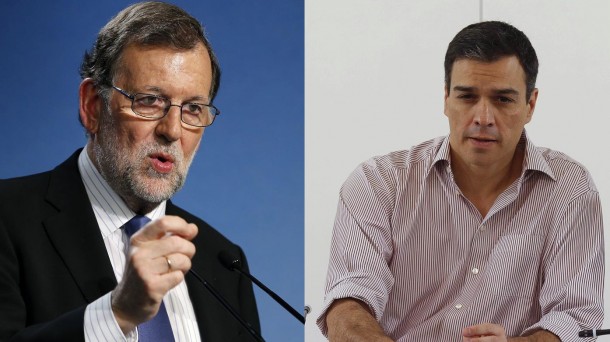 Mariano Rajoy y Pedro Sánchez. EiTB