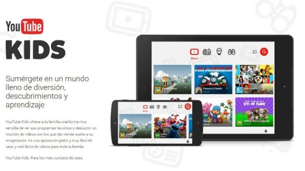 YouTube Kids, umeentzako bertsioa, uztailaren 13an kaleratuko dute Espainian