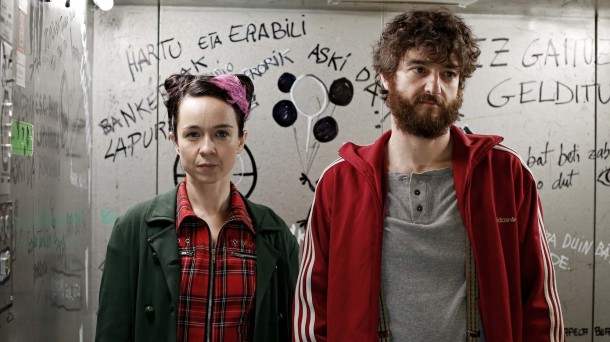 Miren Gaztañaga y Gorka Otxoa, protagonistas de "Igelak"