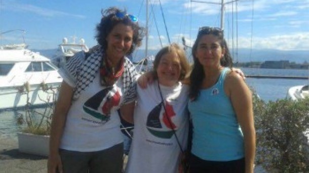 Mujeres Rumbo a Gaza. Sandra Barrilaro