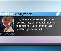 Pili Zabala reprocha a Alfonso Alonso el recurso del Gobierno español
