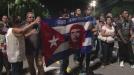 Azkenengo agurra eman diote Fidel Castrori Iraultza plazan