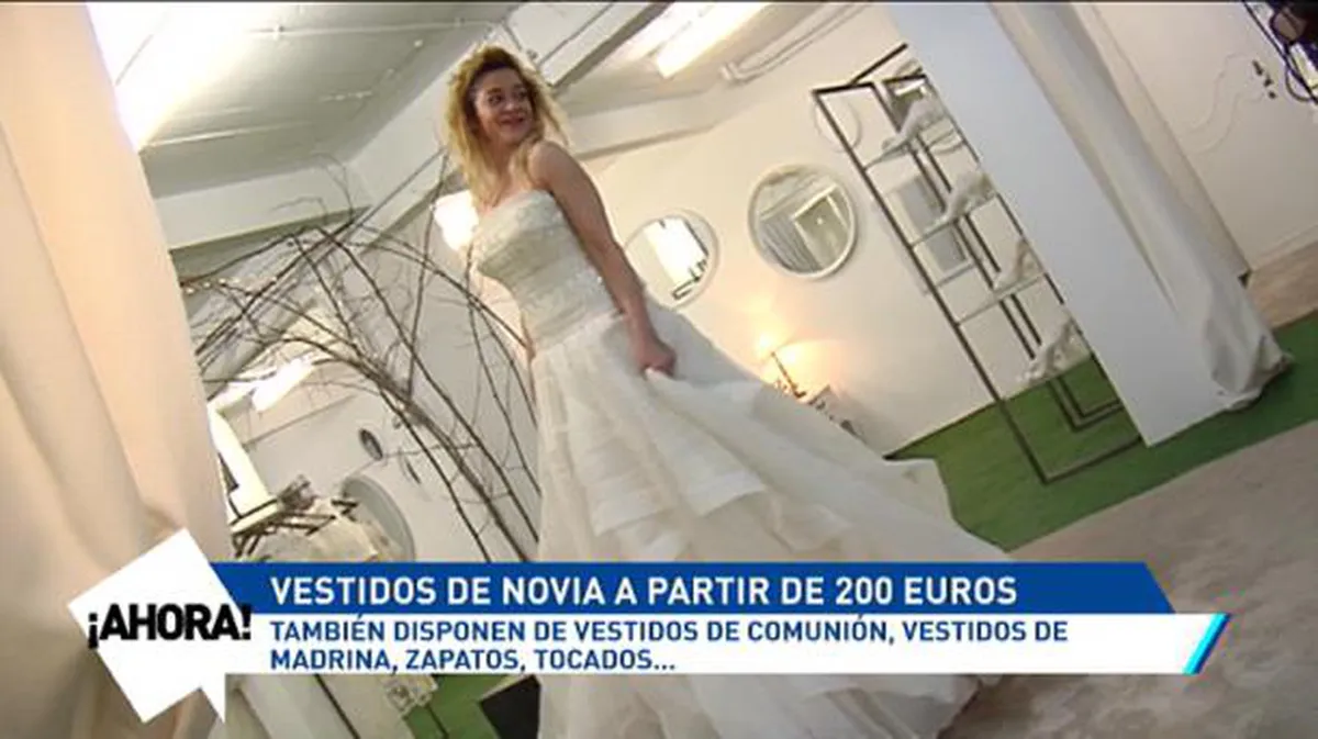 Vídeo: Vestidos de novia nuevos, desde 200 euros, en Donostia
