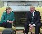Tensa reunión entre Trump y Merkel en Washington