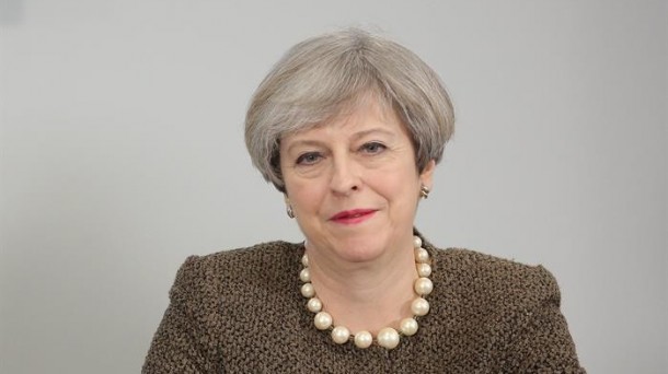 Theresa May, la primera ministra británica. Foto: EFE