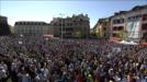 Miles de personas se reúnen en Baiona por la convivencia