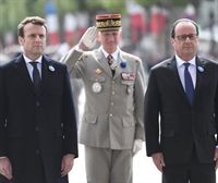 Emmanuel Macronen lehen ekitaldi ofiziala Frantziako presidente bezala