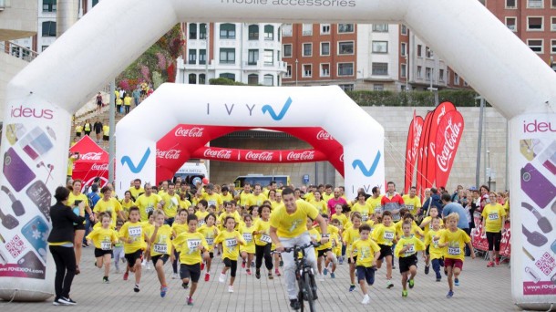 Primera edición de la carrera benéfica. Foto: Bilbao Let's Run