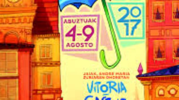 Cartel de las fiestas de Vitoria 2017. 