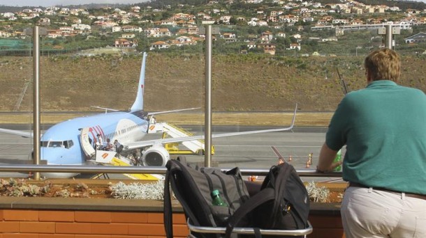 Imagen de archivo de un aeropuerto de Portugal
