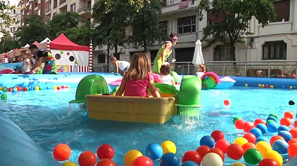 Actividades infantiles en Aste Nagusia Bilbao / EFE.