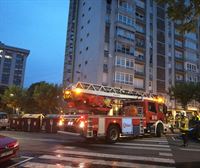 Un trasladado al hospital tras declararse un incendio en Bilbao