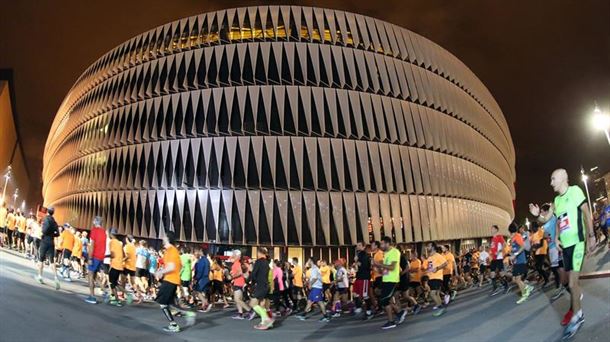Maratón nocturno de Bilbao 2017. EFE