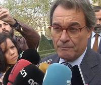 Artur Mas: 'Con tribunales y violencia no se va a resolver el conflicto'