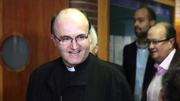 José Ignacio Munilla lleva diez años como obispo de San Sebastián. Foto: EFE. 