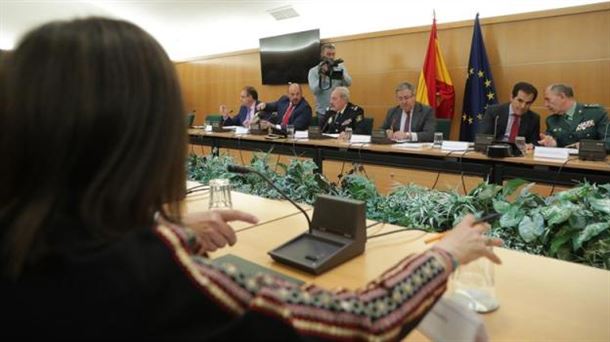 Reunión del Pacto Antiterrorista para analizar el anuncio de disolución de ETA. Foto: EFE
