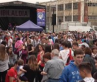 Miles de euskaltzales en Santurtzi para impulsar el euskera en Ezkerraldea