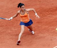 Lara Arruabarrena, eliminada de Roland Garros al perder ante Kvitova