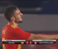 Resumen del España-Suiza (1-1) 