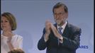 Aplausos para Mariano Rajoy a su llegada a la Junta Directiva Nacional