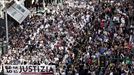Masiva manifestación en Pamplona pidiendo 'justicia' para los de Altsasu