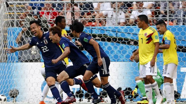 Colombia-Japón (1-2). Foto: EFE