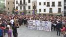 Concentración en Bilbao contra la libertad de los miembros de 'La Manada'