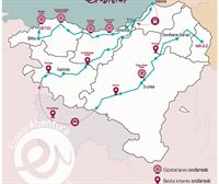 140 jóvenes recorrerán 783 km, desde Maule hasta Getxo, con el euskera como eje
