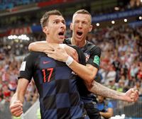 Croacia jugará su primera final tras remontar a Inglaterra