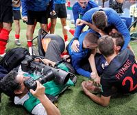 Yuri Cortez, el fotógrafo con el que Croacia celebró el segundo gol