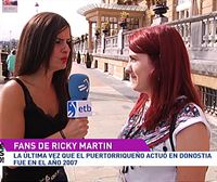 Zahira, la fan que ha pagado 300€ por abrazar a Ricky Martin en Donostia