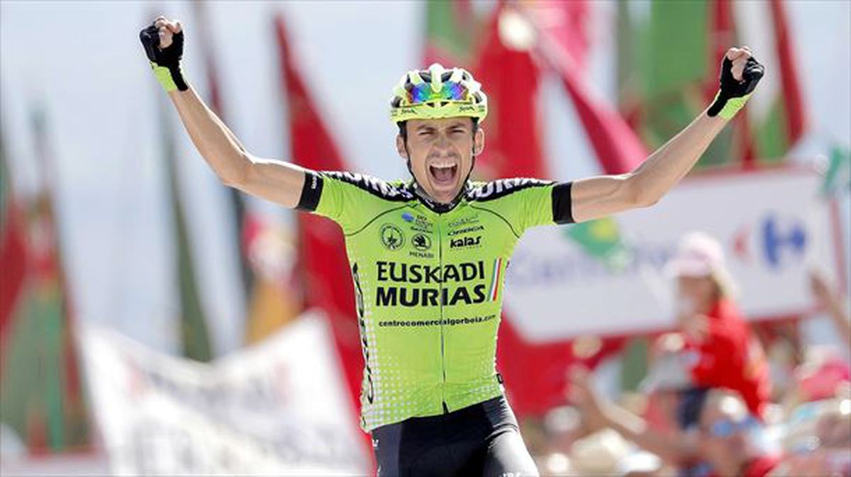 Vuelta España 2018: Óscar Rodríguez gana para Euskadi Murias la etapa