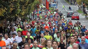 Behobia-Donostia lasterketako aurreko edizio bateko parte-hartzaileak