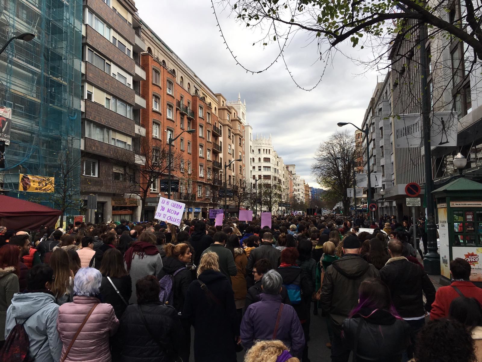 BILBO MANIFESTAZIOA INDARKERIA MATXISTA AZAROAK 25