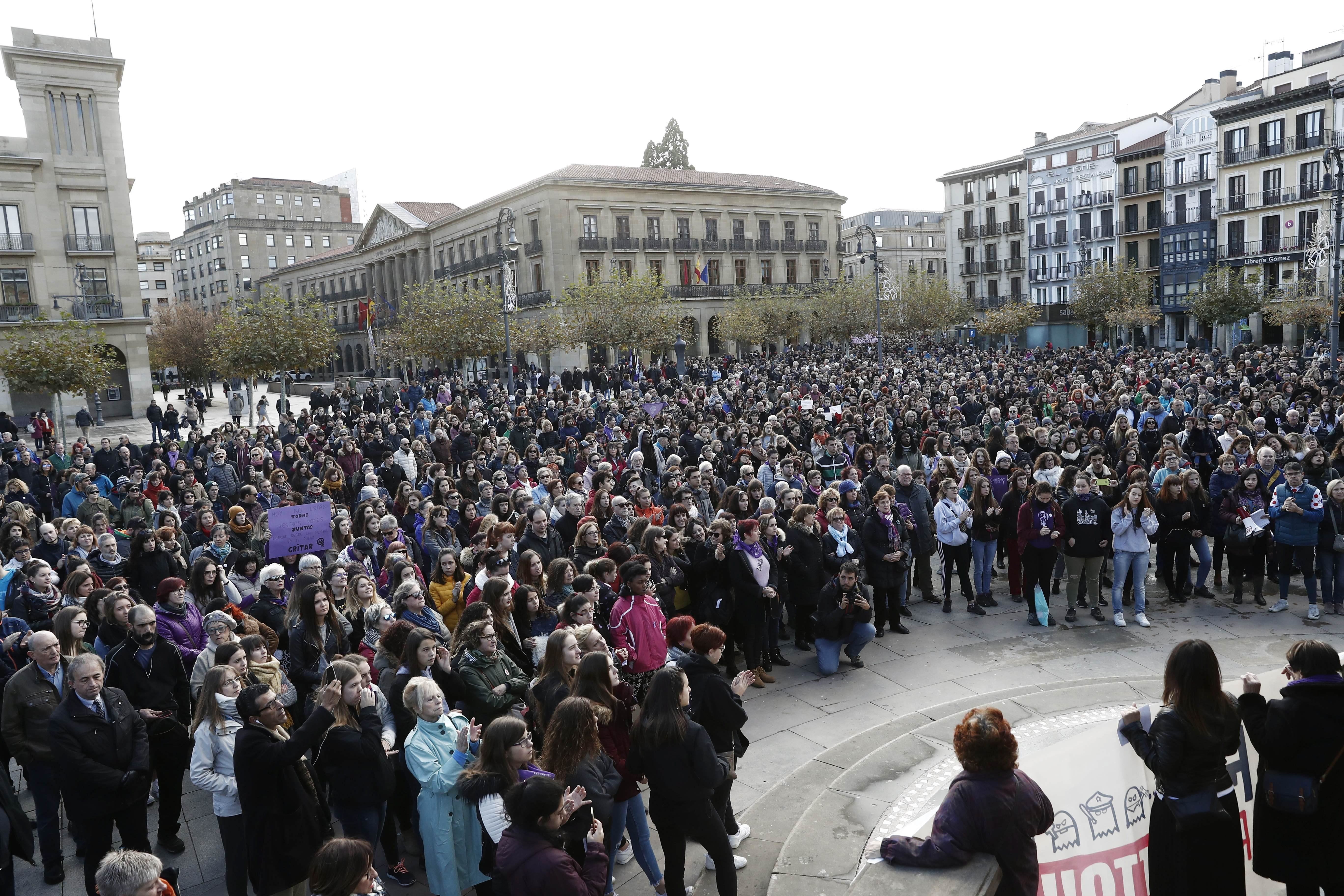 VIOLENCIA MACHISTA INDARKERIA MATXISTA PAMPLONA IRUÑEA MANIFSTACION MANIFESTAZIOA EFE